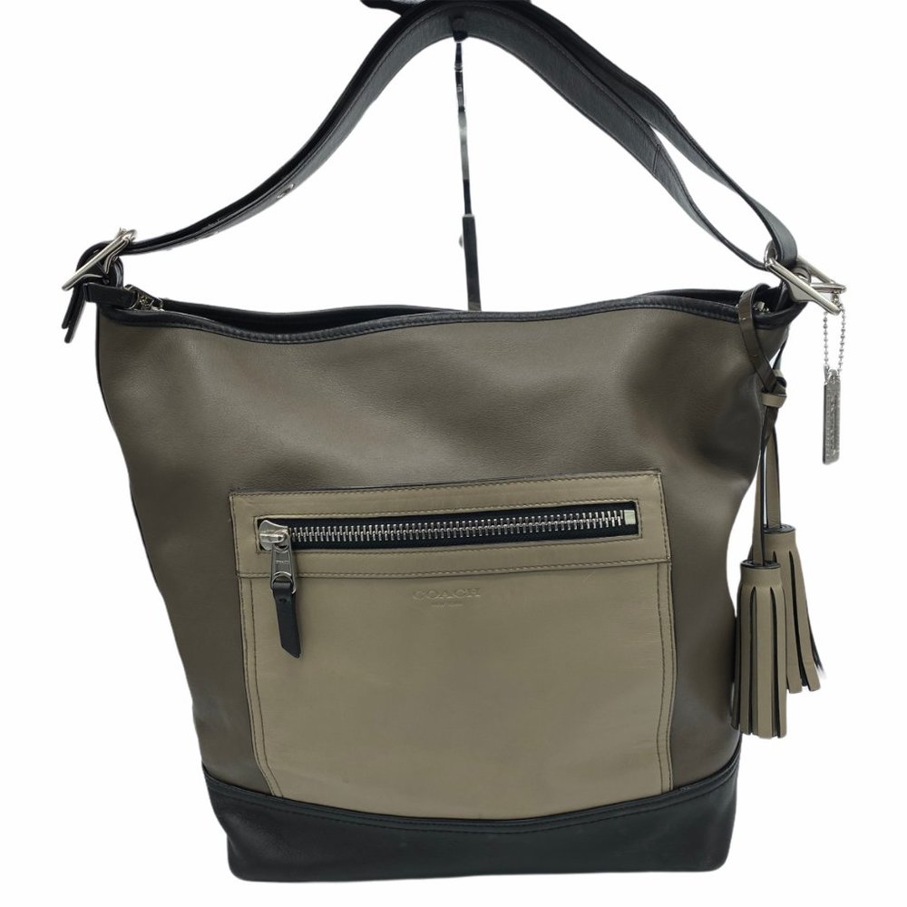 Coach Legacy Color Block Large Carry All Tote Duf… - image 1